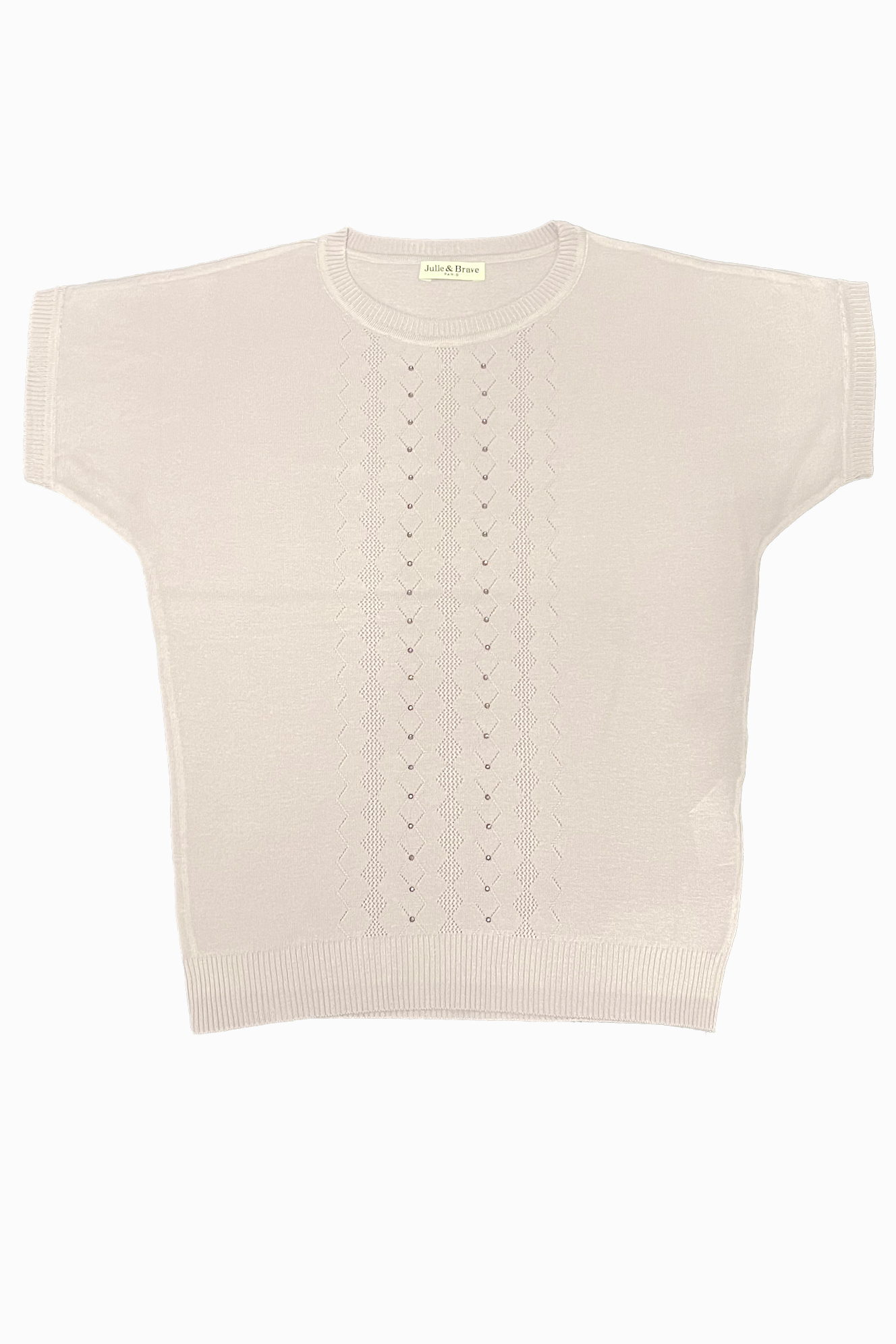 Knitted t-shirt Strass