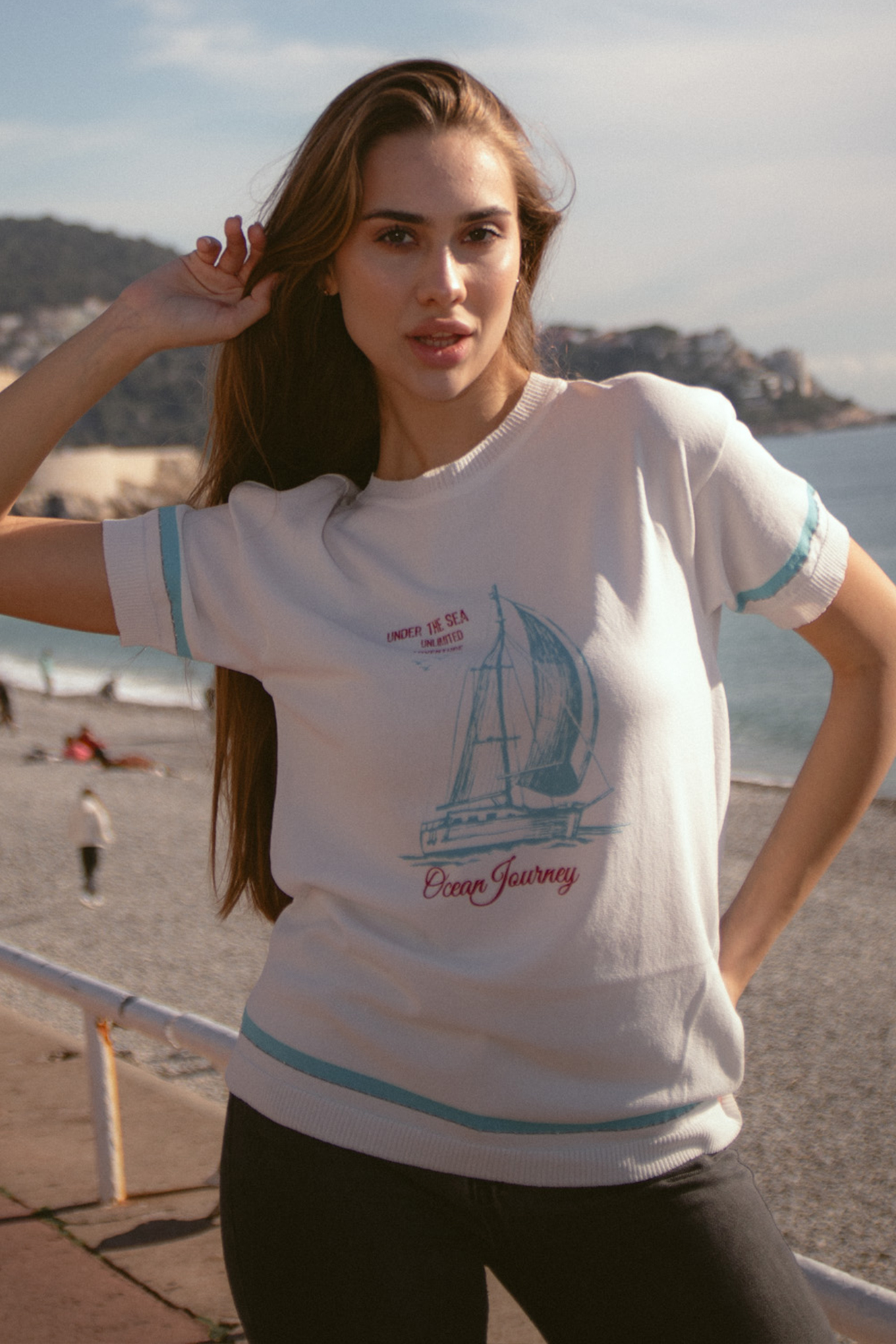 T-shirt tricoté Ocean Journey